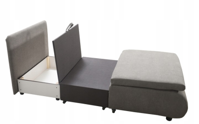 Kubus fotelágy Szombathely – modern, ágyneműtartós, kinyitható fotel a Fiore Bútortól